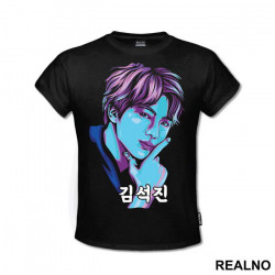 Retro Light - Jin - BTS - Bangtan Boys - Muzika - Majica Retro Light - Jin - BTS - Bangtan Boys - Muzika - Majica