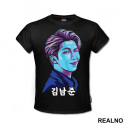 Retro Light - RM - Rap Monster - BTS - Bangtan Boys - Muzika - Majica Retro Light - RM - Rap Monster - BTS - Bangtan Boys - Muzika - Majica
