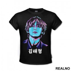 Retro Light - V - Kim Taehyung - BTS - Bangtan Boys - Muzika - Majica Retro Light - V - Kim Taehyung - BTS - Bangtan Boys - Muzika - Majica