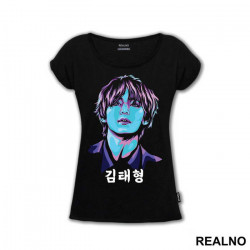 Retro Light - V - Kim Taehyung - BTS - Bangtan Boys - Muzika - Majica Retro Light - V - Kim Taehyung - BTS - Bangtan Boys - Muzika - Majica