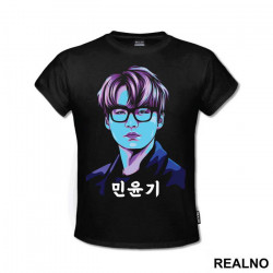 Retro Light - Suga - BTS - Bangtan Boys - Muzika - Majica Retro Light - Suga - BTS - Bangtan Boys - Muzika - Majica