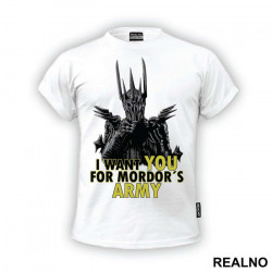 I Want You For Mordor's Army - Lord Of The Rings - LOTR - Majica I Want You For Mordor's Army - Lord Of The Rings - LOTR - Majica