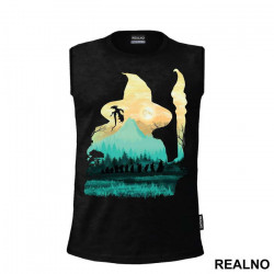 Gandalf Double Exposure - Lord Of The Rings - LOTR - Majica Gandalf Double Exposure - Lord Of The Rings - LOTR - Majica