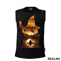 Gandalf And Mountains - Lord Of The Rings - LOTR - Majica Gandalf And Mountains - Lord Of The Rings - LOTR - Majica