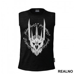 White Sauron Helmet - Lord Of The Rings - LOTR - Majica White Sauron Helmet - Lord Of The Rings - LOTR - Majica