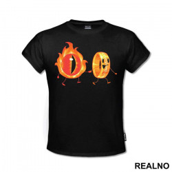 Sauron Eye And The Ring Holding Hands - Lord Of The Rings - LOTR - Majica Sauron Eye And The Ring Holding Hands - Lord Of The Rings - LOTR - Majica