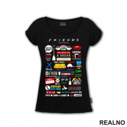 Quotes - Friends - Prijatelji - Majica