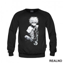 Killua - Sitting - Hunter x Hunter - Duks Killua - Sitting - Hunter x Hunter - Duks