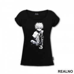 Killua - Sitting - Hunter x Hunter - Majica Killua - Sitting - Hunter x Hunter - Majica