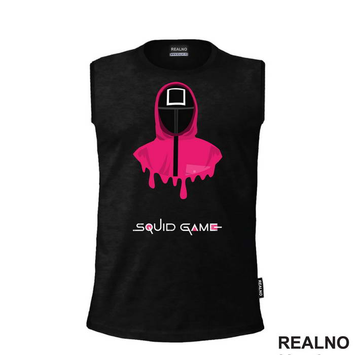 Square Guard And Logo - Squid Game - Majica