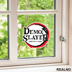 Logo - Kimetsu no Yaiba - Demon Slayer - Nalepnica Logo - Kimetsu no Yaiba - Demon Slayer - Nalepnica