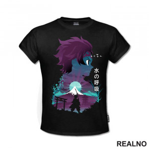 Tanjiro Kamado - Double Exposure - Demon Slayer - Majica Tanjiro Kamado - Double Exposure - Demon Slayer - Majica