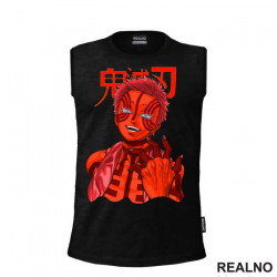 Akaza - Red - Demon Slayer - Majica Akaza - Red - Demon Slayer - Majica