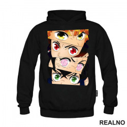 Eyes - Tanjiro, Nezuko, Inosuke And Zenitsu - Demon Slayer - Duks Eyes - Tanjiro, Nezuko, Inosuke And Zenitsu - Demon Slayer - Duks