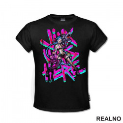 Jinx Was Here - League of Legends - LOL - Arcane - Majica