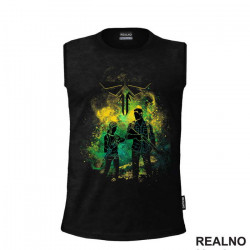 Ellie And Joel - Colors Splash - The Last Of Us - Majica