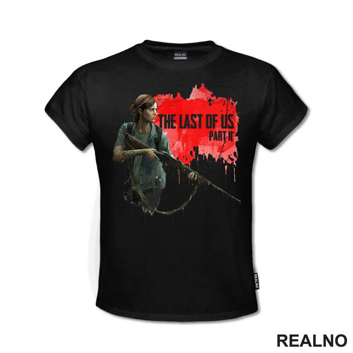 OUTLET - Crna muška majica veličine L - The Last Of Us