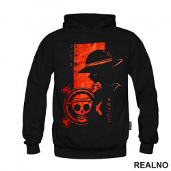 Luffy - Red Flag - One Piece - Duks