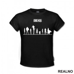 White Silhouettes - One Piece - Majica