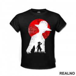 Red Moon - Luffy - One Piece - Majica