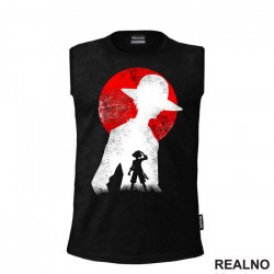 Red Moon - Luffy - One Piece - Majica