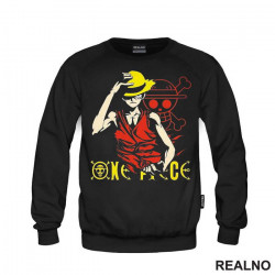 Luffy Outline - One Piece - Duks