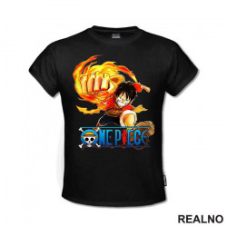 Red Hawk - Luffy - One Piece - Majica