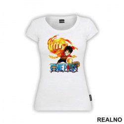 Red Hawk - Luffy - One Piece - Majica