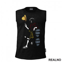 Barrels - Luffy - One Piece - Majica