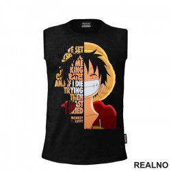 I've Set Myself to Become The King Of The Pirates - One Piece - Majica