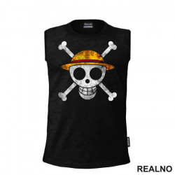 Skull With Hat - One Piece - Majica