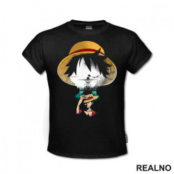 Head - Luffy - One Piece - Majica