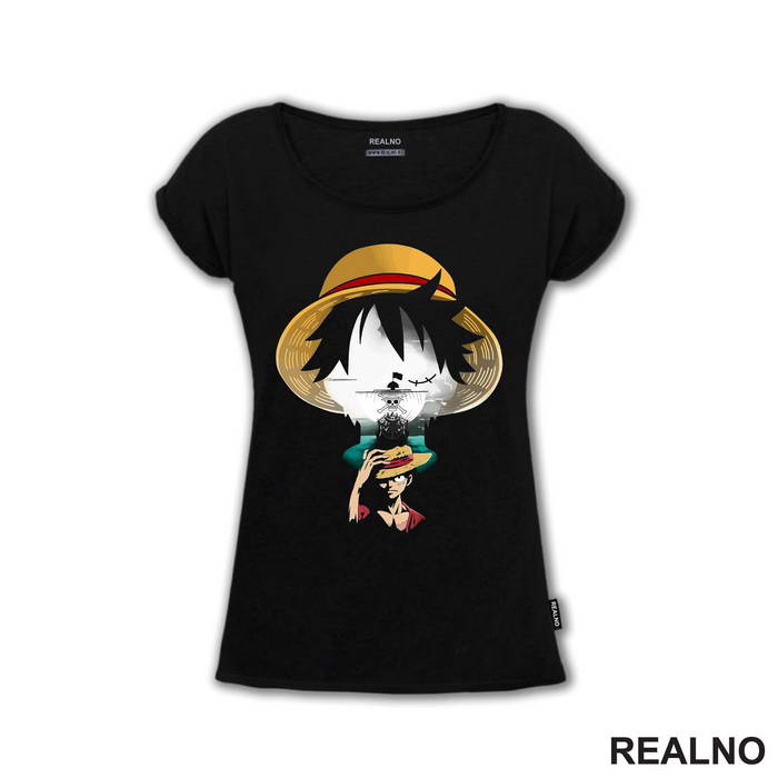Head - Luffy - One Piece - Majica