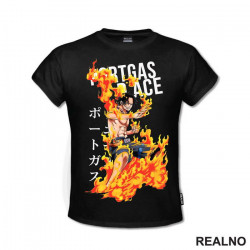 Portgas D. Ace - One Piece - Majica