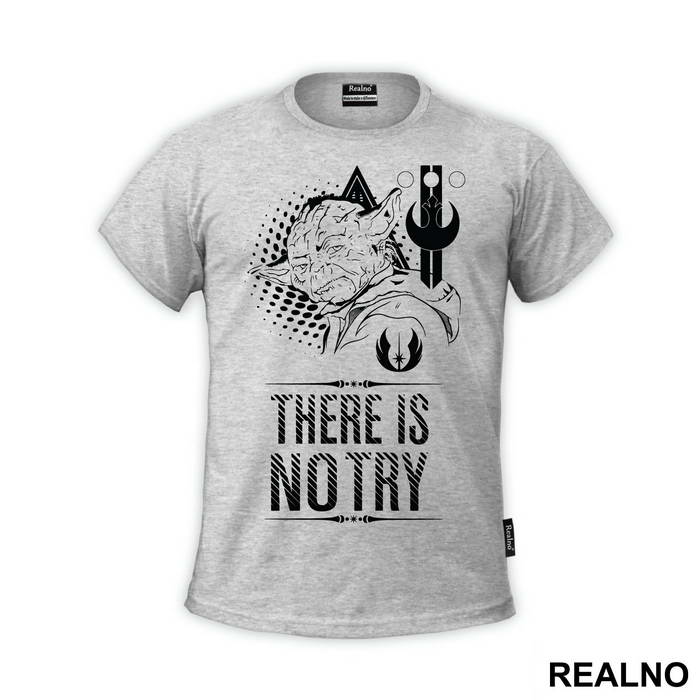 There Is No Try - Green Yoda - Star Wars - Majica