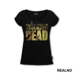 OUTLET - Crna ženska majica veličine M - Walking Dead OUTLET - Crna ženska majica veličine M - Walking Dead