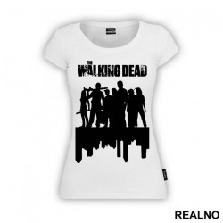 The Black Splatter - The Walking Dead - Majica