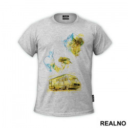 Heisenberg, Jessie And Lab - Breaking Bad - Majica Heisenberg, Jessie And Lab - Breaking Bad - Majica