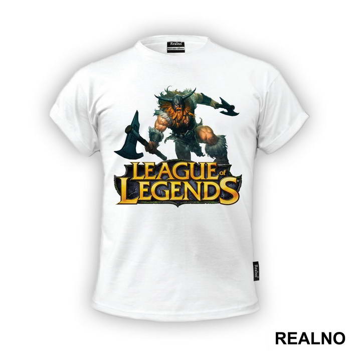Olaf - the Berserker - Classic Skin - League Of Legends - Majica