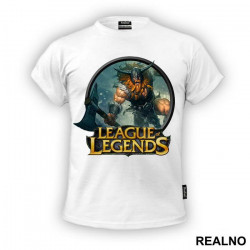 Olaf - The Berserker - Classic Skin Circle - League Of Legends - Majica