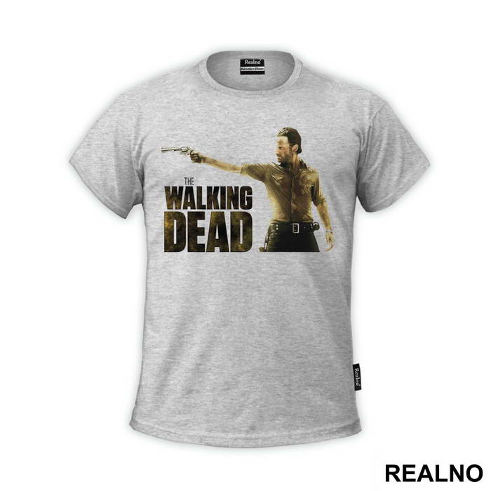 Rick Grimes and Logo - The Walking Dead - Majica