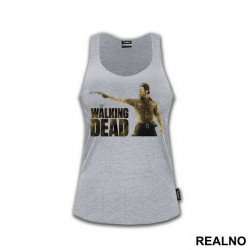 Rick Grimes and Logo - The Walking Dead - Majica