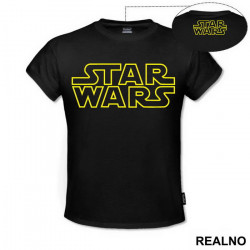 Yellow logo - Star Wars - Majica
