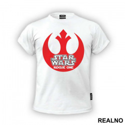 Rogue One - Red Rebel Alliance Logo - Star Wars - Majica