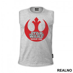 Rogue One - Red Rebel Alliance Logo - Star Wars - Majica
