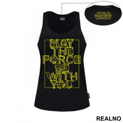 May The Force Be With You - Yellow - Star Wars - Majica