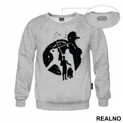 Episode VI - Return of the Jedi - Black Shape Of The Fight: Luke Skywalker VS Darth Vader - Star Wars - Duks