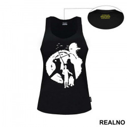 Episode VI - Return of the Jedi - Black Shape Of The Fight: Luke Skywalker VS Darth Vader - Star Wars - Majica