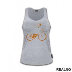 Orange Contour - Bickilovi - Bike - Majica