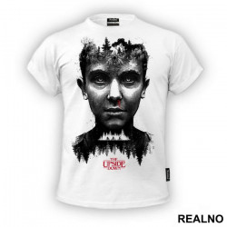 Eleven And The Upside Down - Contours - Stranger Things - Majica